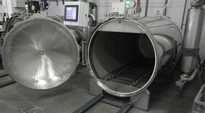 About processes happening in an autoclave